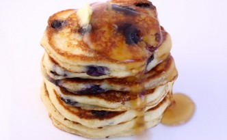 Blueberry Buttermilk Gluten Free Pancakes